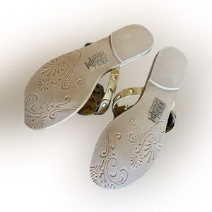 Pierre Dumas Expand-3 Tan Comb Sandals main image 0